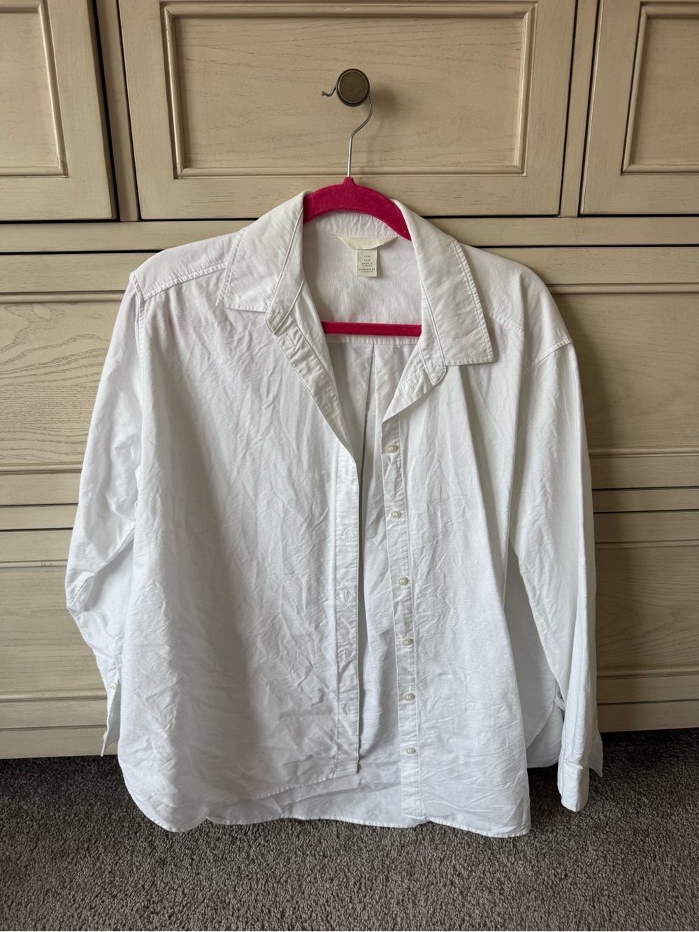 H&M White Women's Button-Down Shirt